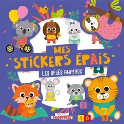 Mon P'tit Hemma - Mes stickers épais - Les bébés animaux