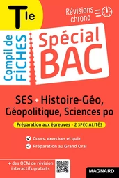 Spécial Bac Compil de Fiches SES-Histoire-Géo-Géopolitique-Sciences Po Tle Bac 2025