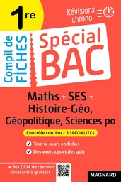 Spécial Bac Compil de Fiches SES-Maths-Histoire-Géo-Géopolitique-Sciences Po 1re Bac 2025