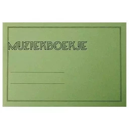 CAHIER DE MUSIQUE - 6 PORTEES + PAGE MANUSCRITE , 24 PP. PAPIER BLANC