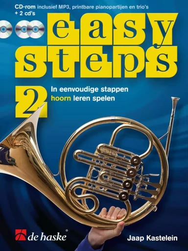 EASY STEPS 2 HOORN - IN EENVOUDIGE STAPPEN HOORN LEREN SPELEN - RECUEIL ET MEDIAS -  JAAP KASTELEIN - HASKE