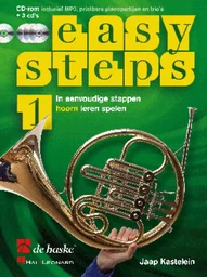 EASY STEPS 1 HOORN - IN EENVOUDIGE STAPPEN HOORN LEREN SPELEN - RECUEIL ET MEDIAS