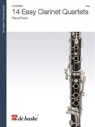 14 EASY CLARINET QUARTETS CLARINETTES -PARTITION+PARTIES SEPAREES