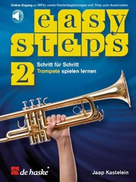 EASY STEPS 2 TROMPETE (DE) : SCHRITT FUR SCHRITT TROMPETE SPIELEN LERNEN - RECUIEL + AUDIO ONLINE