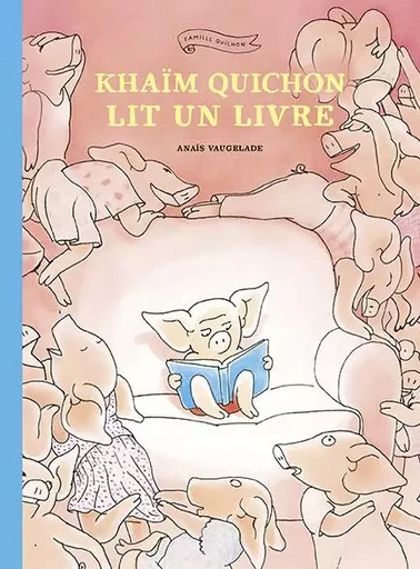 Khaïm Quichon lit un livre - Anaïs VAUGELADE - EDL