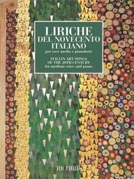 LIRICHE DEL NOVECENTO ITALIANO  - VOCAL AND PIANO -  CONDUCTEUR