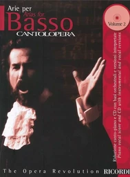 CANTOLOPERA : ARIE PER BASSO VOL. 2 - PER VOCE E PIANOFORTE - CHANT ET PIANO - CONDUCTEUR + CD