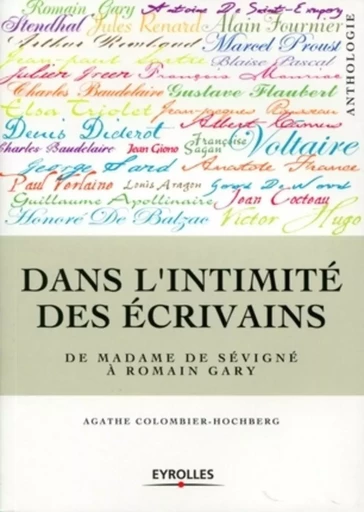 Dans l'intimité des écrivains - Agathe Colombier-Hochberg - ORGANISATION