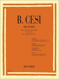 BENIAMINO CESI : METODO PER LO STUDIO DEL PIANOFORTE - FASC. I