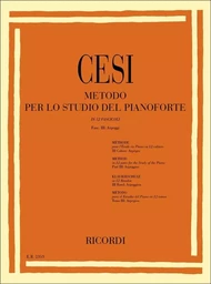 BENIAMINO CESI : METODO PER LO STUDIO DEL PIANOFORTE - FASC. III