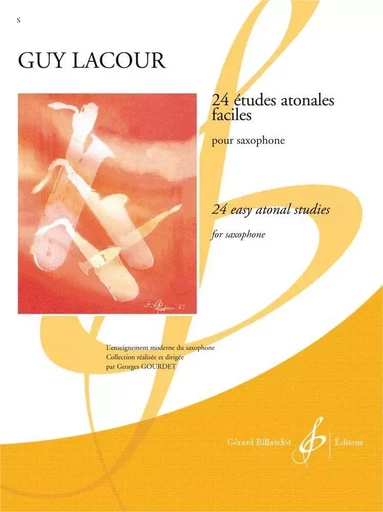 24 ETUDES ATONALES FACILES - HAUTBOIS -  LACOUR GUY - BILLAUDOT