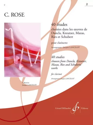 40 ETUDES VOLUME 2 -  ROSE C - BILLAUDOT