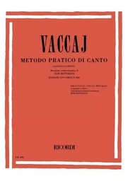 NICOLA VACCAI : METODO PRATICO DI CANTO +CD -  ALTO / BASS VOICE