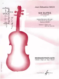 SIX SUITES POUR ALTO - SUITES 1.2.3. - VOLUME 1