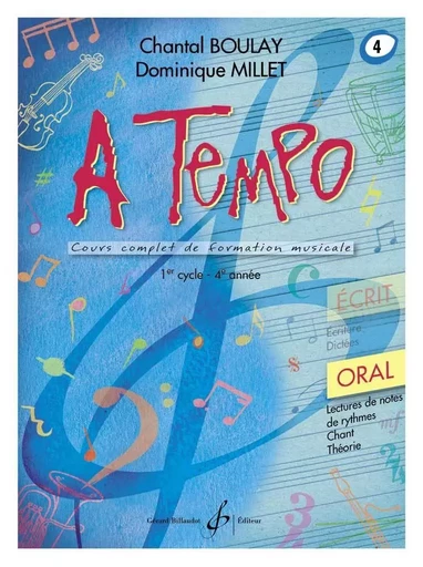 A TEMPO - PARTIE ORALE - VOLUME 4 -  BOULAY CHANTAL - BILLAUDOT