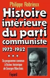 Histoire intérieure du parti communiste