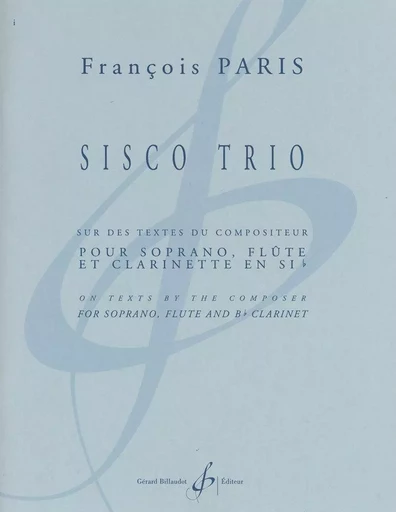 SISCO TRIO -  PARIS FRANA OIS - BILLAUDOT