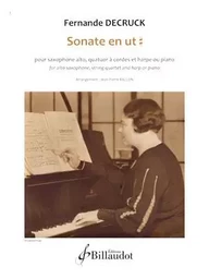 SONATE EN UT # (SAXOPHONE, QUATUOR A CORDE ET PIANO OU HARPE)