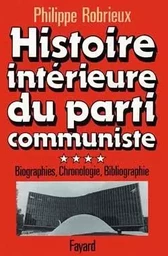 Histoire intérieure du parti communiste