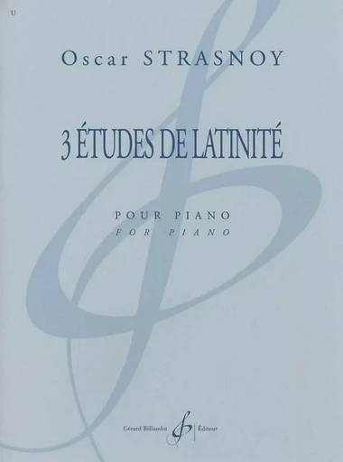 3 ETUDES DE LATINITE -  STRASNOY OSCAR - BILLAUDOT