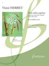 TROIS VALSES CAPRICES - D'APRES LES COMPOSITIONS ORIGINALES DU DR AMIOT - EDITION BILINGUE