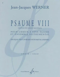 PSAUME VIII - PARTIE DE CHOEUR