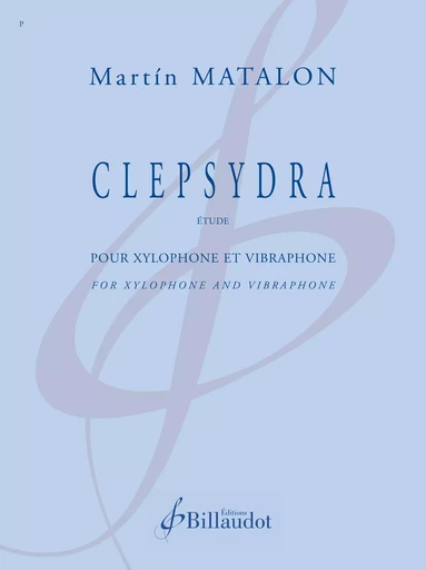 CLEPSYDRA - EDITION BILINGUE -  MATALON MARTIN - BILLAUDOT