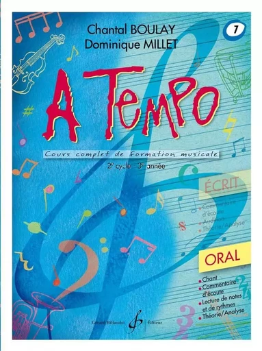 A TEMPO - PARTIE ORALE - VOLUME 7 -  BOULAY CHANTAL - BILLAUDOT