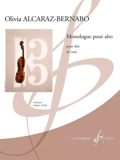 MONOLOGUE POUR ALTO -  ALCARAZ-BERNABO OLIV - BILLAUDOT