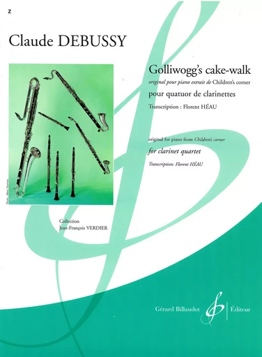 GOLLIWOGG'S CAKE-WALK (EXTRAIT DE CHILDREN'S CORNER) -  DEBUSSY CLAUDE - BILLAUDOT