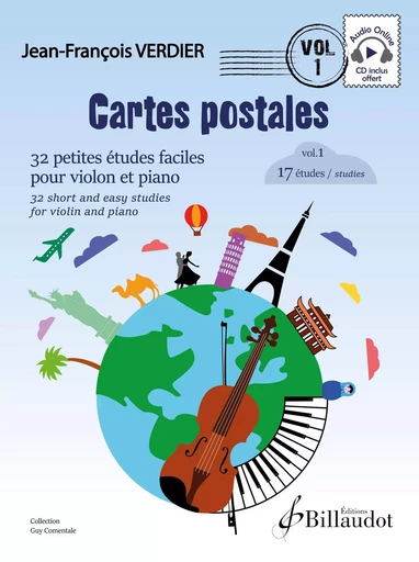 CARTES POSTALES - T01 - CARTES POSTALES VOLUME 1 - EDITION BILINGUE -  VERDIER J-F. - BILLAUDOT