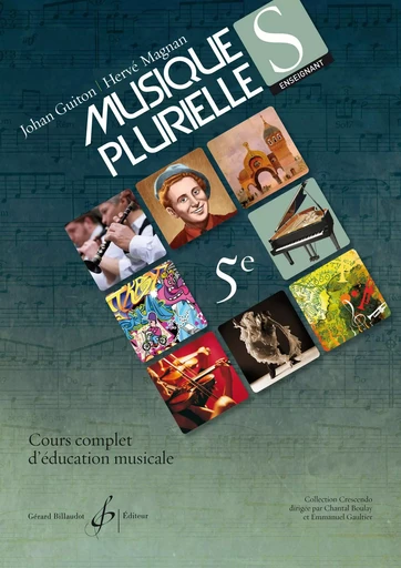 MUSIQUES PLURIELLES 5E ENSEIGNANT -  GUITON JOHAN - BILLAUDOT