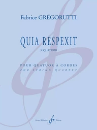 QUIA RESPEXIT - 3E QUATUOR