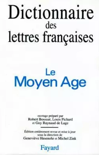 Dictionnaire des lettres françaises - Georges Grente - FAYARD