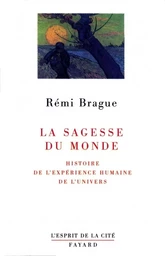 La sagesse du monde