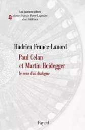 Paul Celan et Martin Heidegger