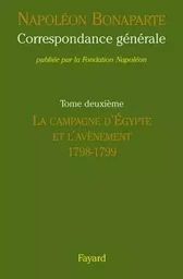 Correspondance générale de Napoléon, tome 2