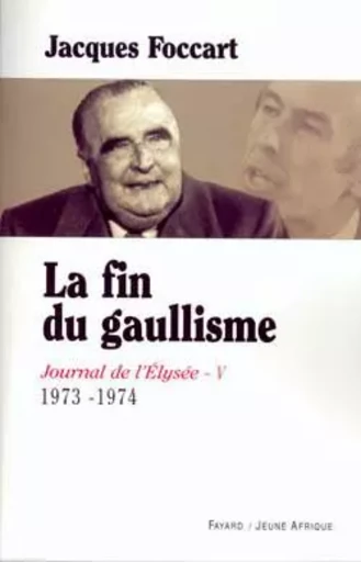 Journal de l'Élysée - Tome 5 : La fin du gaullisme - Jacques Foccart - FAYARD