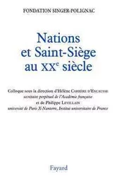 Nations et Saint-Siège au XXe siècle