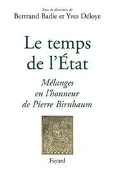 Le temps de l'État