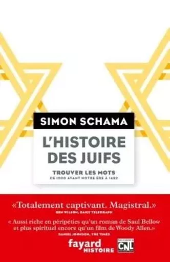 L'Histoire des juifs Tome 1 - Simon Schama - FAYARD