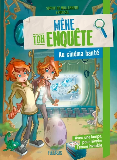 Mène ton enquête   Au cinéma hanté - Sophie de Mullenheim - FLEURUS LECTURE