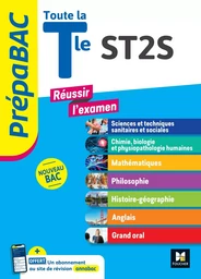 PREPABAC - Toute la terminale ST2S - Contrôle continu et épreuves finales - Révision 2024