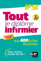 Tout le Diplôme Infirmier en fiches mémos - DEI - UE 1.1 à 6.2 - IFSI - Entrainement révision 3e Ed