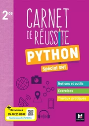 Carnet de Réussite - Python pour les SNT - 2de - Ed. 2023