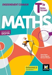 Sigma - Enseignement commun MATHS Tle séries technologiques