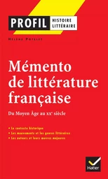 Profil - Mémento de la littérature française