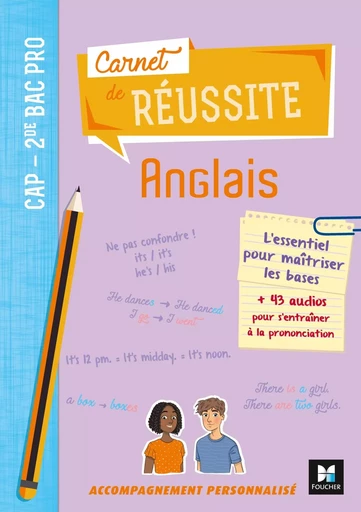 Carnet de réussite - ANGLAIS - CAP 2de Bac Pro  - Éd. 2021 - Livre élève - Béatrice Leonori, Sabine Ritter, Béatrice Sirjean - FOUCHER