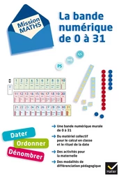 Mission Maths - Bande numérique de 0 à 31 éd. 2012 - Matériel pour la classe et guide pédagogique