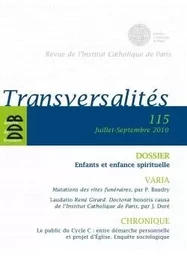 Transversalités n°115